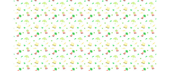 frog seamless patern - 1