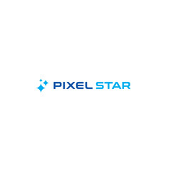 Pixel Star logo or icon design