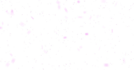 Abstract Magenta Geometric Particle Stream on Transparent Background