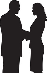 silhouette of a couple, couple, silhouette, love, handshake, businessman, meeting, vector, business, illustration, woman, people, lovers, person, silhouettes, hand, body, hands, shake, wedding, fashio