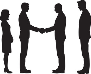 business people shaking hands