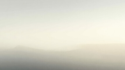 Naklejka premium Soft Gradient Fog with Cloud Dancer Tones Abstract Background, Color Of The Year 2026