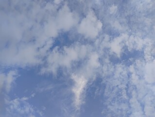 blue sky with clouds