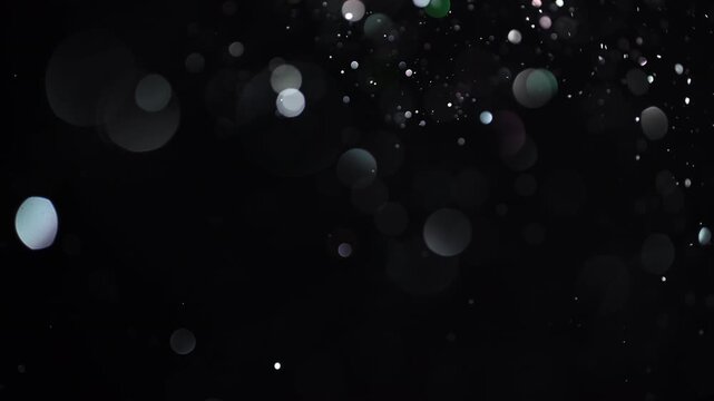 Snowstorm-like particles moving chaotically, creating a dynamic winter blizzard effect for dramatic scenes.