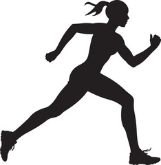 runners vector silhouettes, silhouette of a man, silhouette, runner, athlete, silhouettes, player, sports, ball, vector, sport, run, people, football, jump, men, action, running, body, jogging, exerci