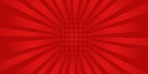 Comic background with red color © Alfin