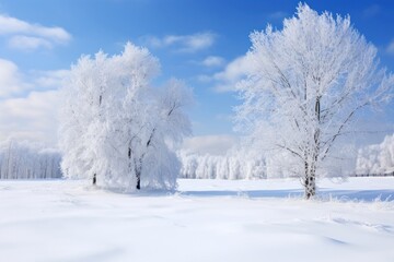 Snowy weather landscape outdoors nature.