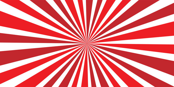 Caramel candy sunburst background. Salted caramel ice cream sunburst design wallpaper. Perfect for templates, banners, posters, flyers. Beautiful rotating cartoon rays and beams. Vector.