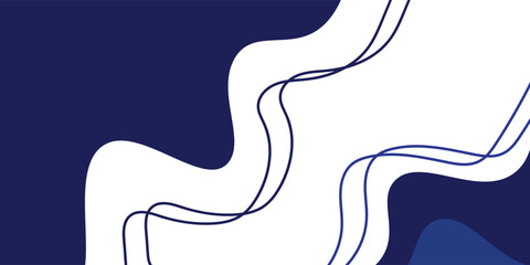 Abstract transparent blue wave Natural presentation background