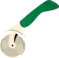 Pizza Cutter Vector Illustration