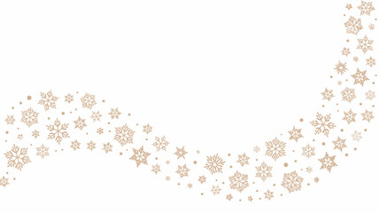 Delicate pastel floral pattern flowing in a gentle wave against a clean white background perfect for elegant and soft design elements