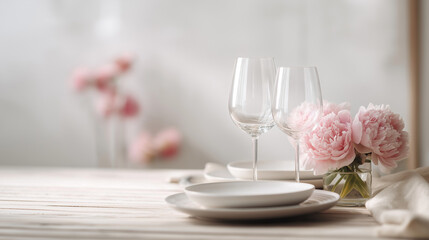 valentines day table setting