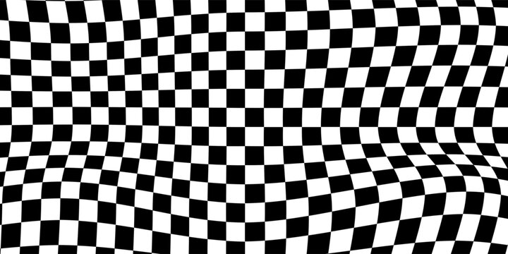 MotoGP Flag or Checkered Flag Vector Background, Finish Flag Waving in Every MotoGP Race,