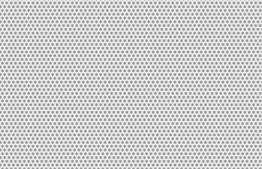 Seamless star pattern with small black repeating geometric stars arranged in a uniform grid. Ideal for digital design, packaging, textiles, wallpapers, printing projects, and creative backgrounds.