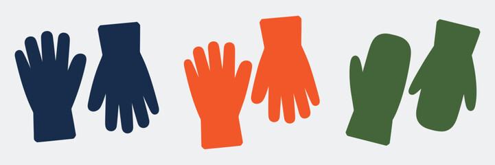 Obraz premium Winter clothes, accessories set, colorful illustration featuring warm jackets, hats, scarves, and other seasonal apparel, ideal for fashion design, digital graphics, and winter-themed projects