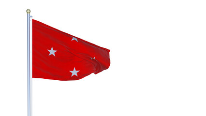 A bandeira da cidade de Londrina, Paran&aacute;, Brasil - Ilustra&ccedil;&atilde;o 3D	