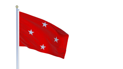 A bandeira da cidade de Londrina, Paran&aacute;, Brasil - Ilustra&ccedil;&atilde;o 3D	