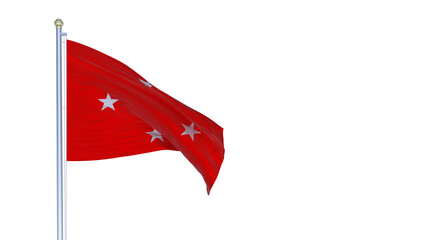 A bandeira da cidade de Londrina, Paran&aacute;, Brasil - Ilustra&ccedil;&atilde;o 3D	