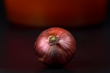 oignon rouge entier
