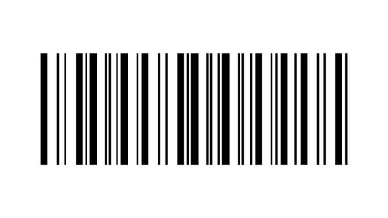 Fototapeta na wymiar Barcode PNG illustration. 