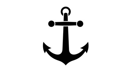 Anchor Icon – Nautical Maritime Symbol for Sailing, Marine Logos, and Ocean-Themed Designs