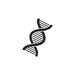 DNA logo design template.icon for science technology, vector illustration