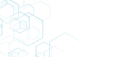 Vector hexagons pattern technology Geometric abstract background with simple hexagonal elements png..