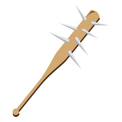 Nail bat semi flat weapons