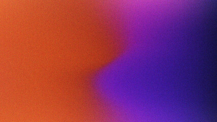 Abstract textured background with a vibrant gradient transitioning from warm orange to cool purple hues