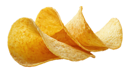 Pringles Cheddar Cheese Chips isolated on a white background