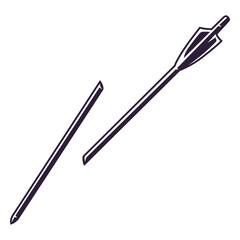 Broken arrow archery equipment