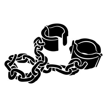 Detailed shackles icon