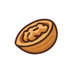 Simple_flat_2D_icon_of_a_walnut_half_isolated
A Clipart set, an Attractive Minimalist illustration, and a simple illustration with an EPS format design