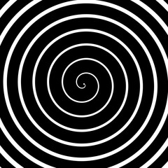 Fototapeta premium helix winding inward with a fixed gradient on a dark backdrop