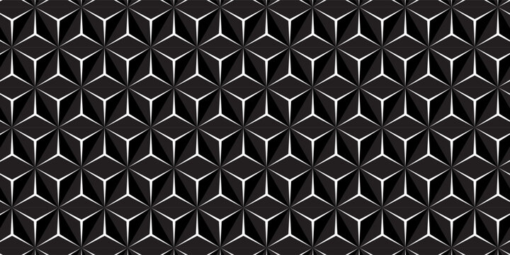 Dark hexagon abstract technology background with bright flashes under the hexagon. Hexagon game vector abstract technology background.