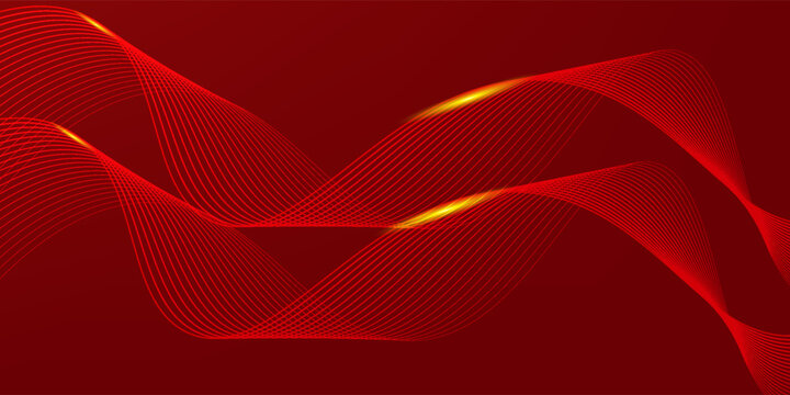 Abstract background design modern red and gold geometric elements vector illustration. eps 10