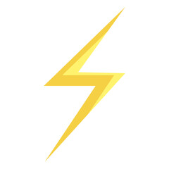 Thunderbolt minimalist icon