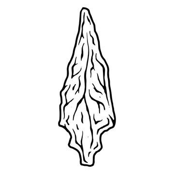 Stone arrowhead icon
