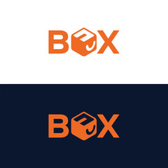 smile box gift logo design