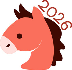 Hello 2026 Happy New Year   - 붉은 말 새해 2026년