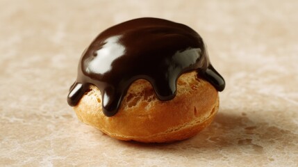 Profiterole with Chocolate Glaze