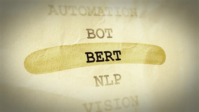 BERT Text Highlight Animation &ndash; Documentary Style Effect