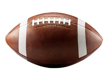 Ein American Football vor transparenten Hintergrund 