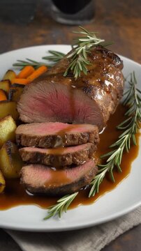 Ein saftiger Rinderbraten