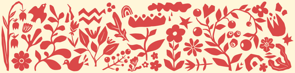 Cutout Floral Pattern © klyaksun