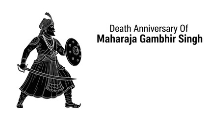 Death Anniversary Of Maharaja Gambhir Singh Warrior King.