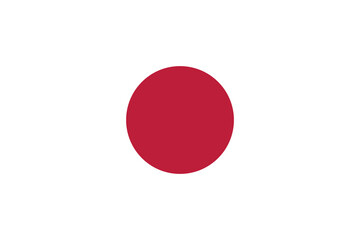Simple japanese flag