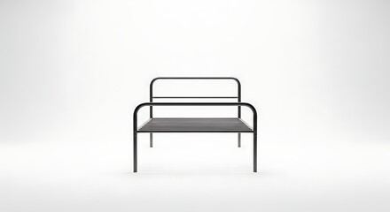 Shop modern black metal bed frame platform bed frame mattress foundation for bedroom furniture sleep space