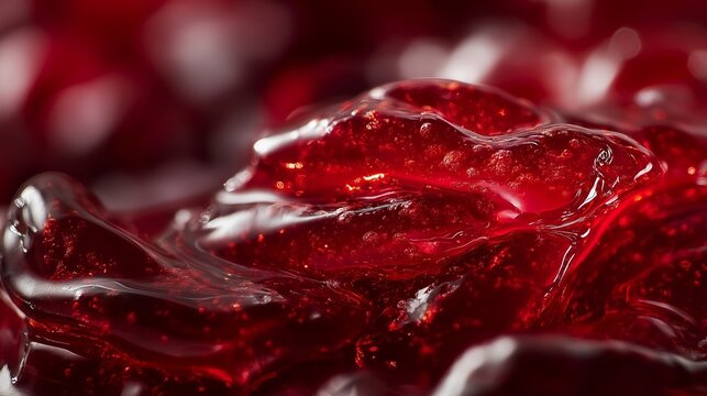 Glossy Rose Jam with Rich Texture