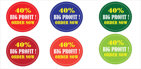 Sale Tags Collection – Discount Labels, New Arrival Badges, Price Tag Icons, Black and Red Promotional Stickers